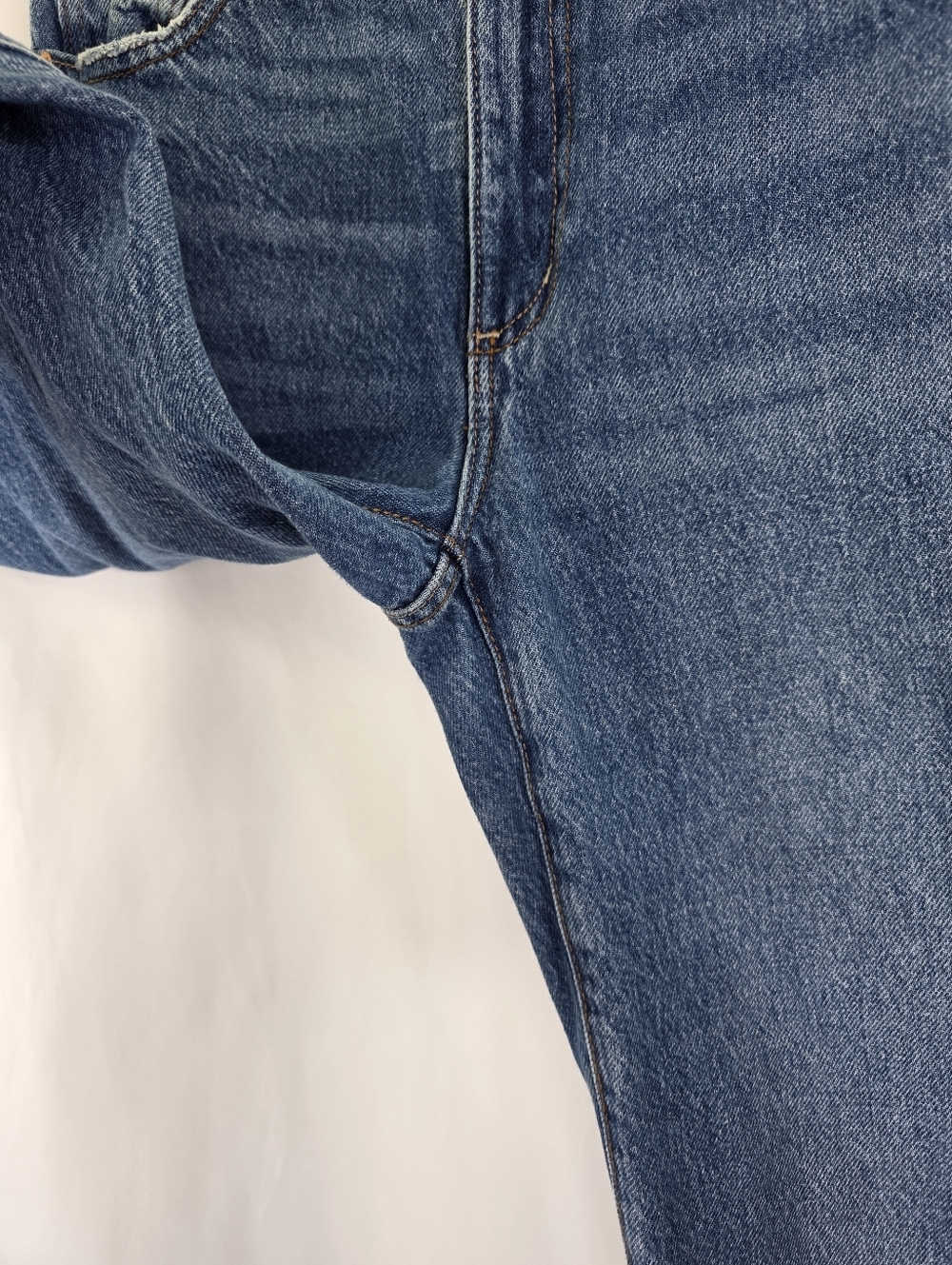 Garage Denim Juniors Size 3 90s Straight Jeans Washed Charlie Blue Mid Cotton - Picture 8 of 15